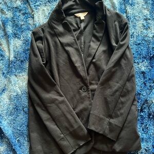 LC Lauren Conrad Black Blazer Tailored Suit Jacket